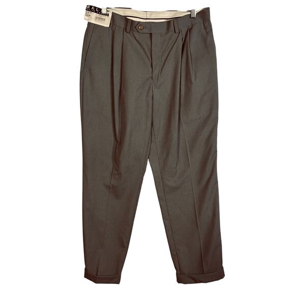 Ralph Lauren Mens 33/30 NWT Gray 78% Poly 22% Rayon Dress Suit Pants Modern Fit - Picture 1 of 8